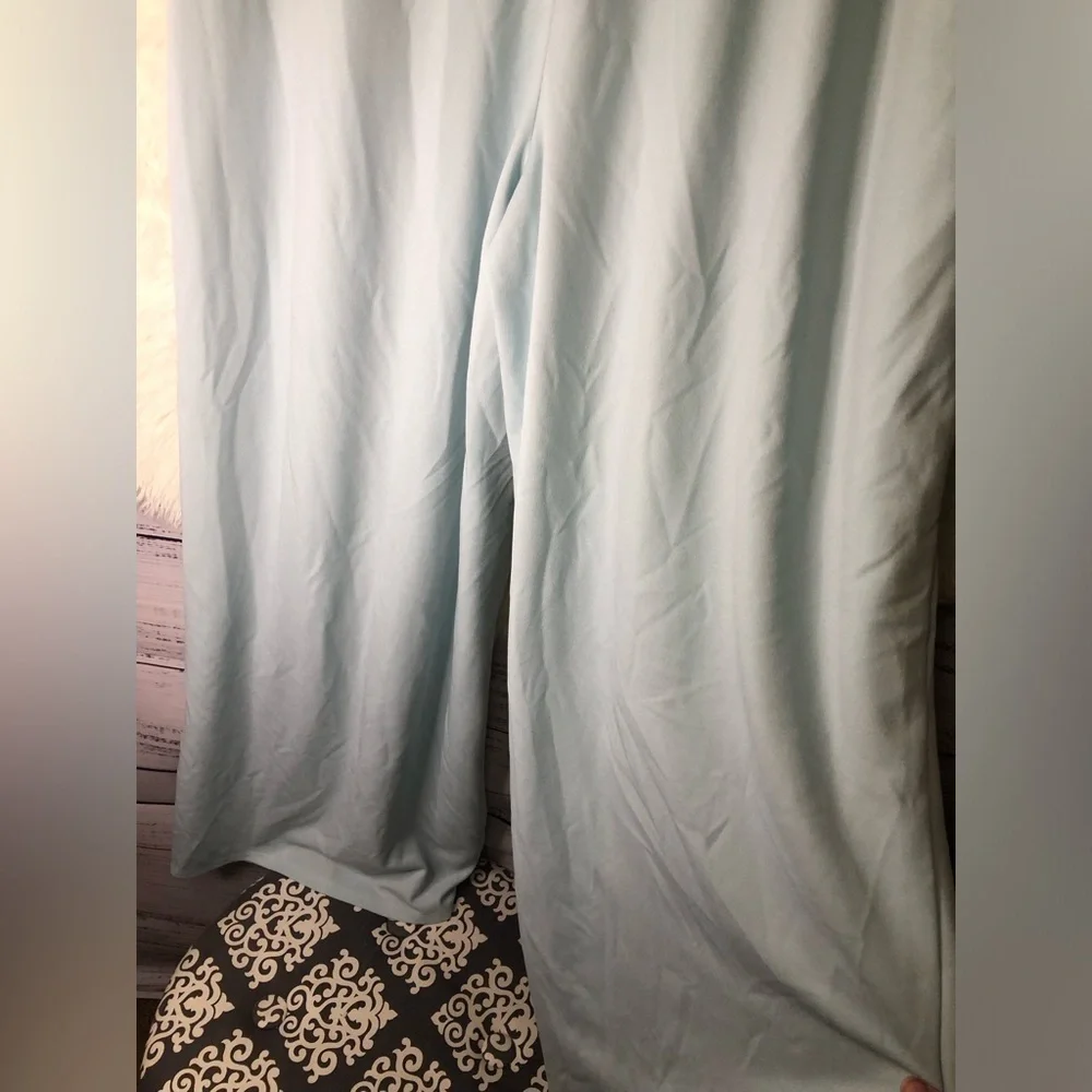 VENUS Light Powder Blue Aqua Sleeveless Jumpsuit sizes Large and XL NWOT